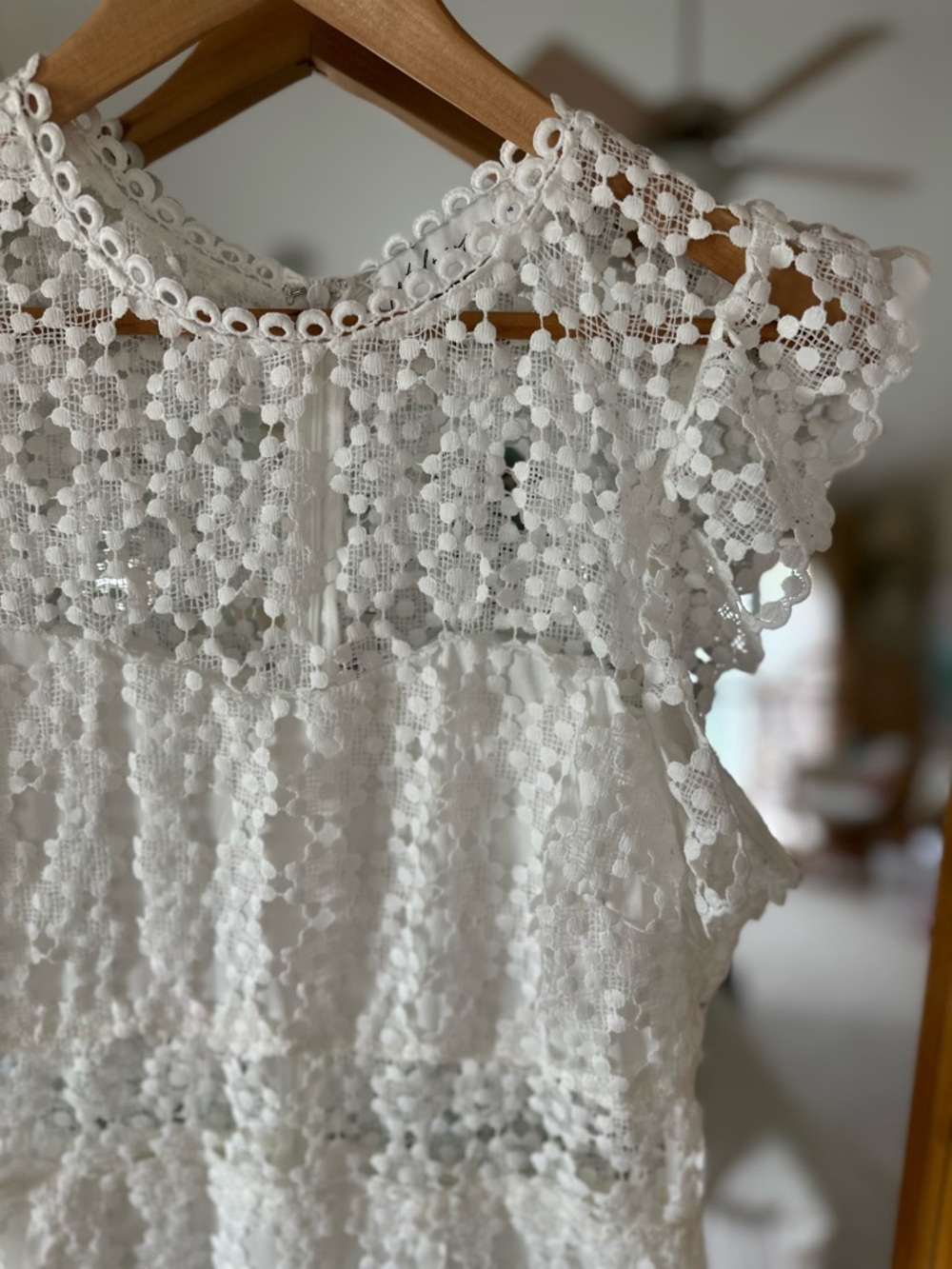 Petal & Pup White Lace Midi Dress - Picture 9 of 13